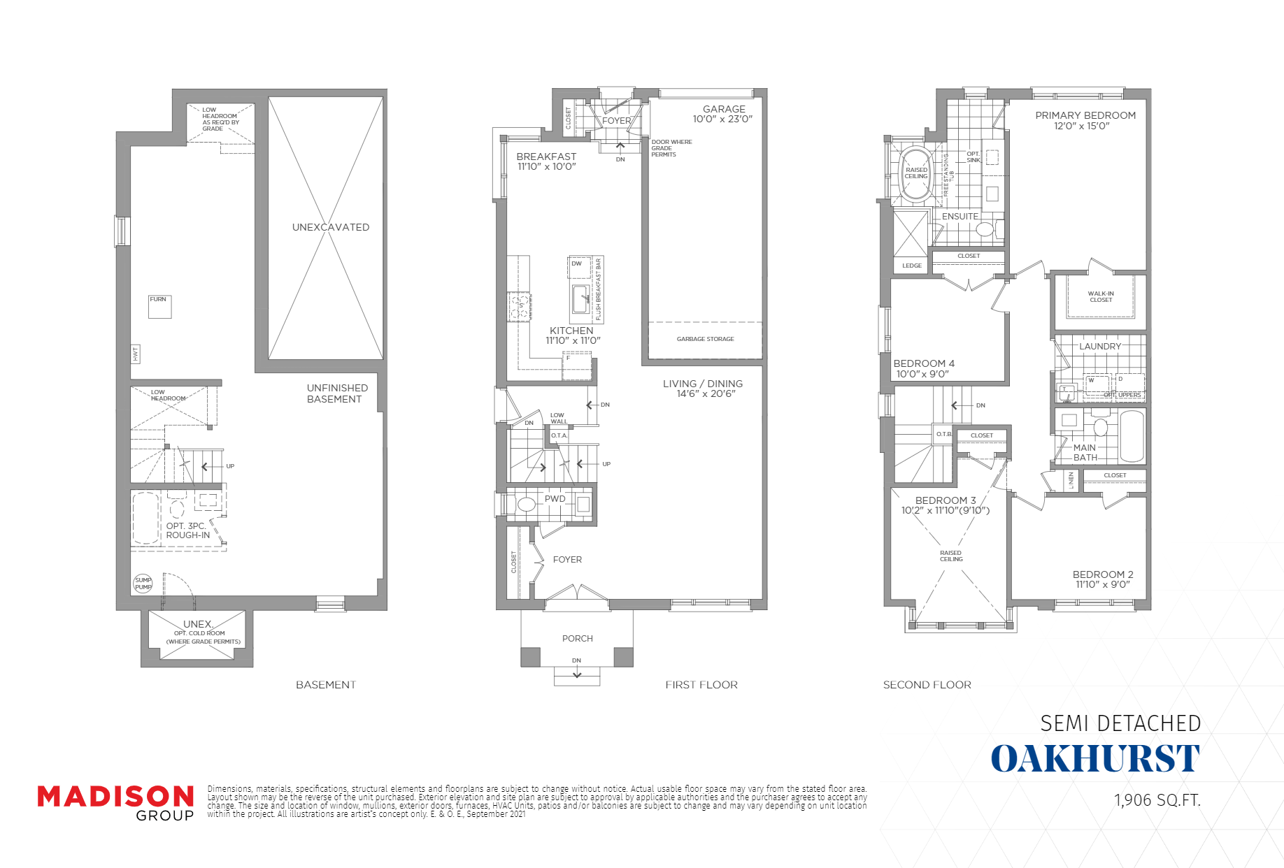 Oakhurst floor plan