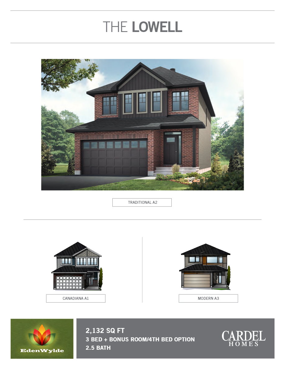 The Lowell floor plan