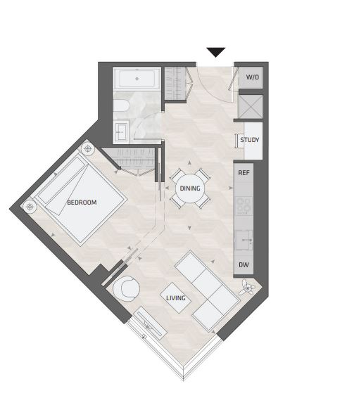 Suite 806 - W floor plan