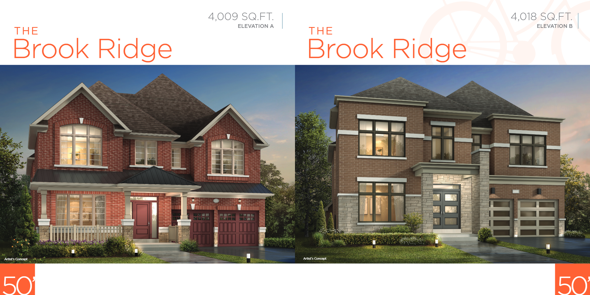 The Brook Ridge - Elev. B floor plan