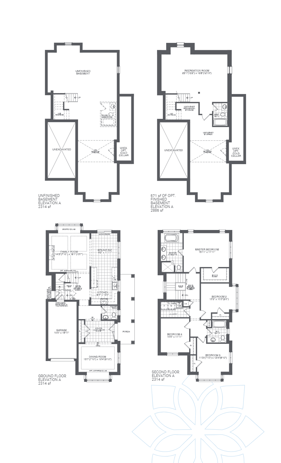 Lot 198 - Elev. A floor plan