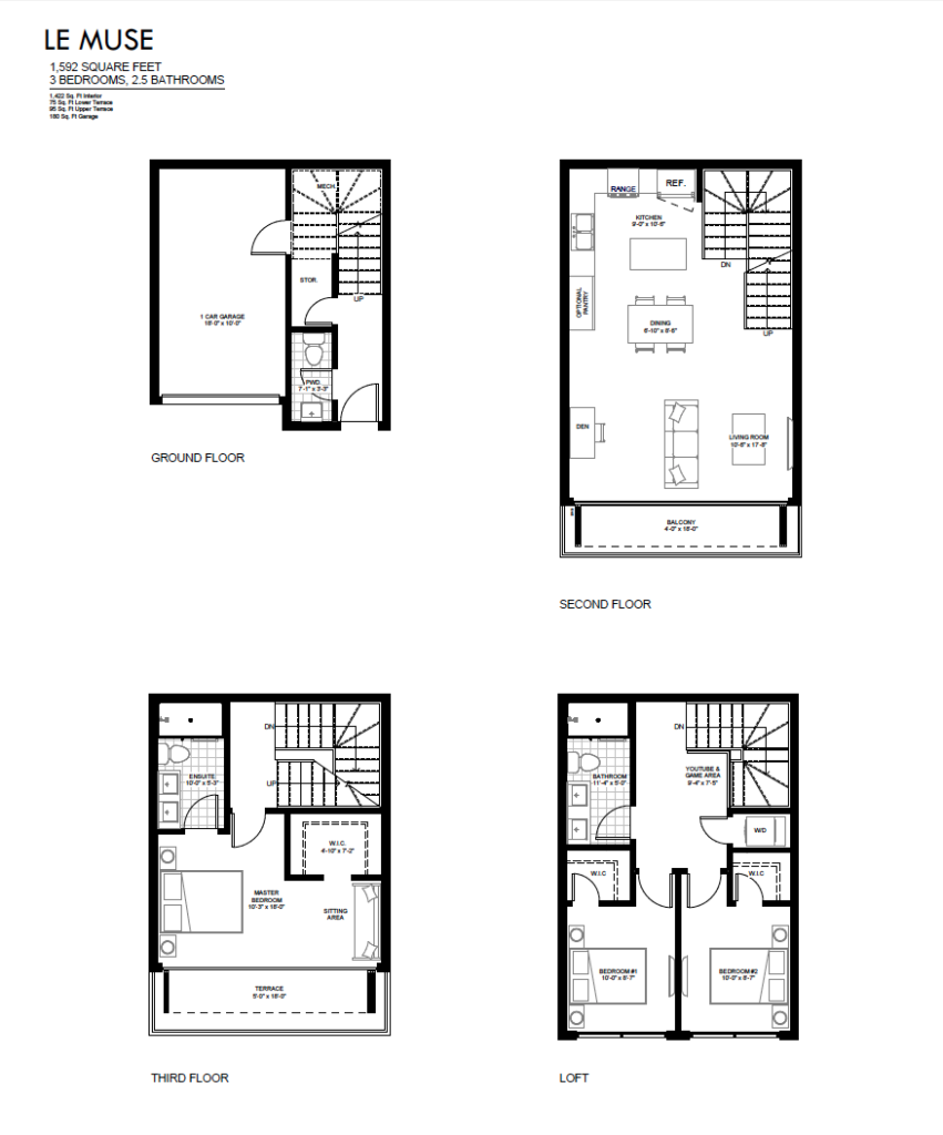 Le Muse Interior floor plan