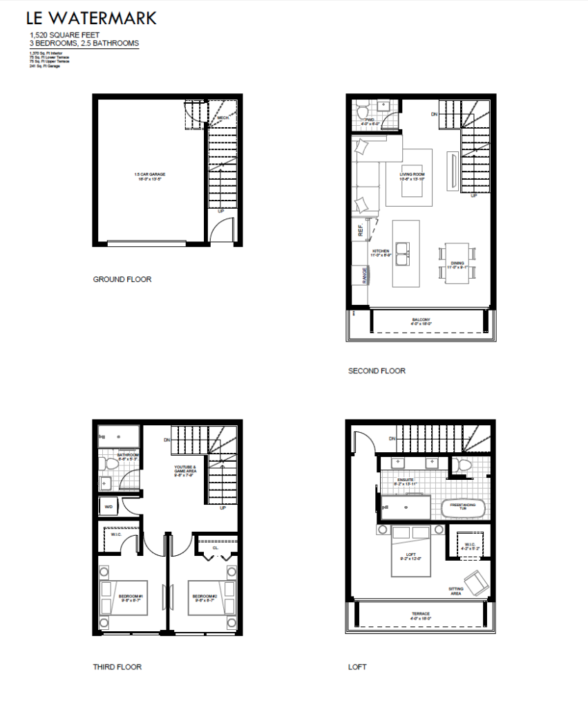 Le Watermark Interior floor plan