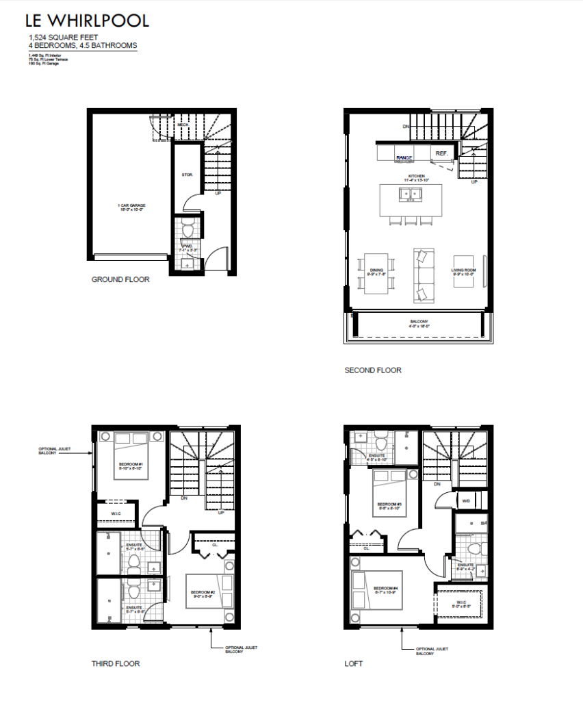 Le Whirpool Corner floor plan