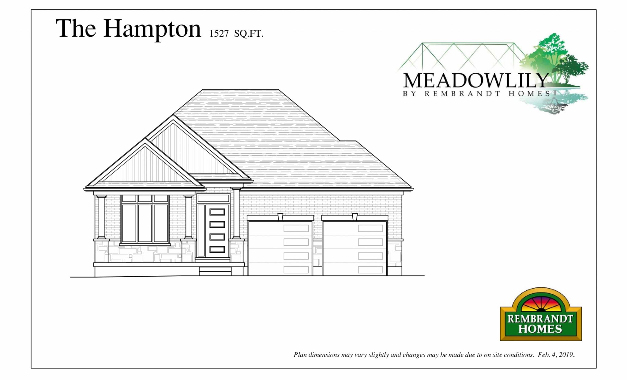 The Hampton floor plan