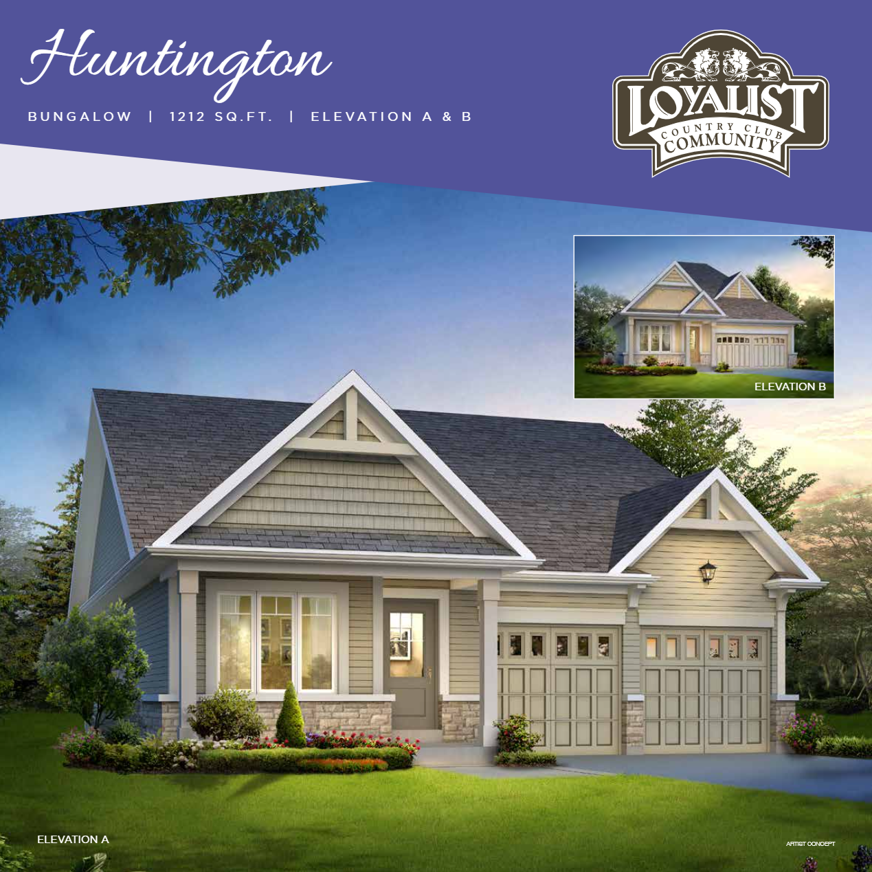 Huntington floor plan