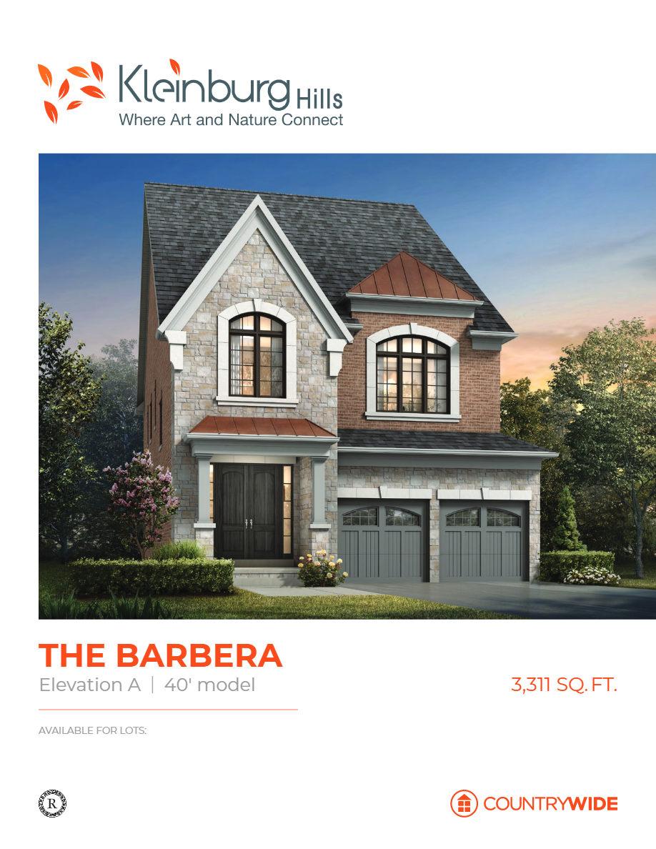 The Barbera - Elev. A floor plan