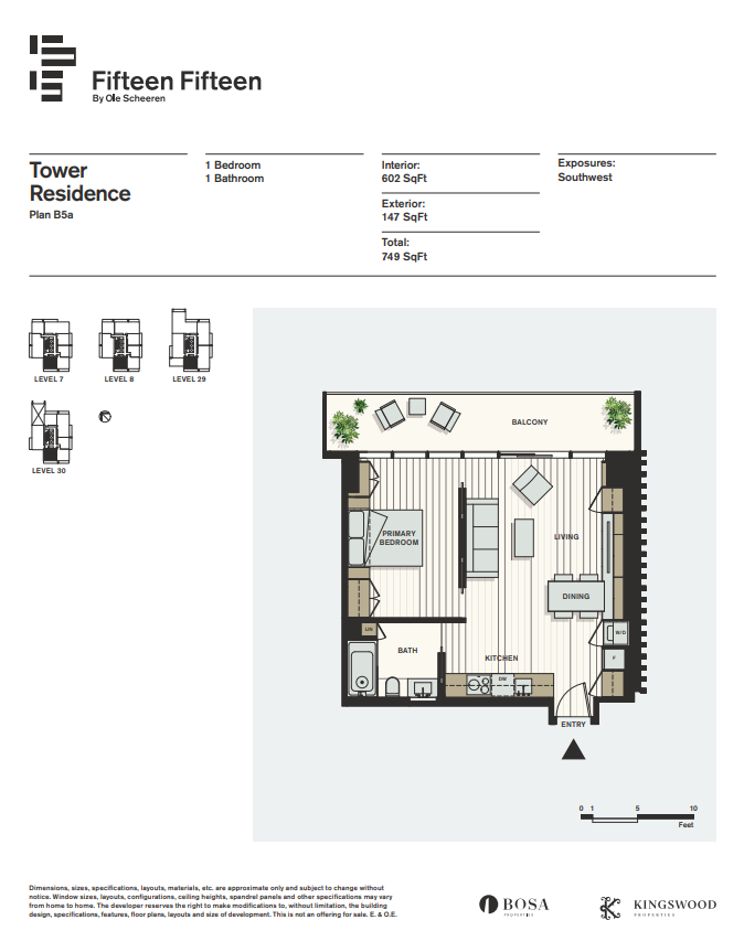 B5a floor plan