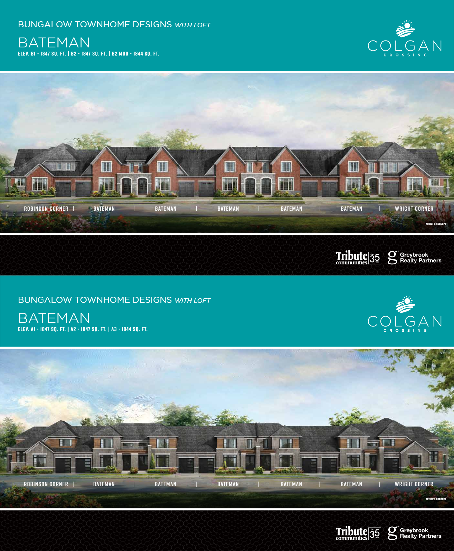 Bateman - Elev. A1 floor plan