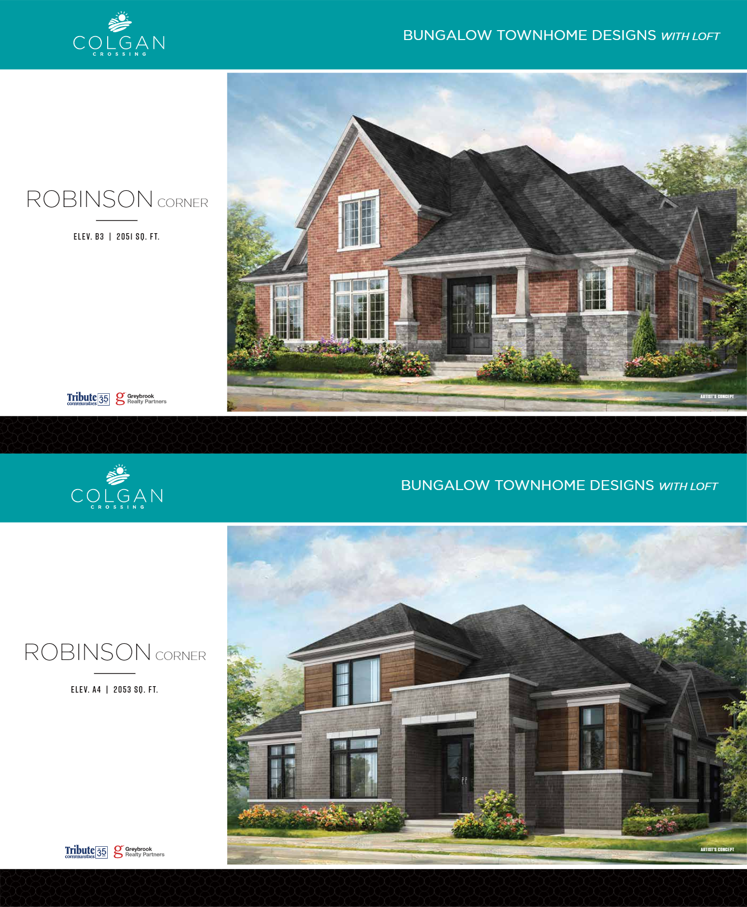 Robinson Corner - Elev. A4 floor plan