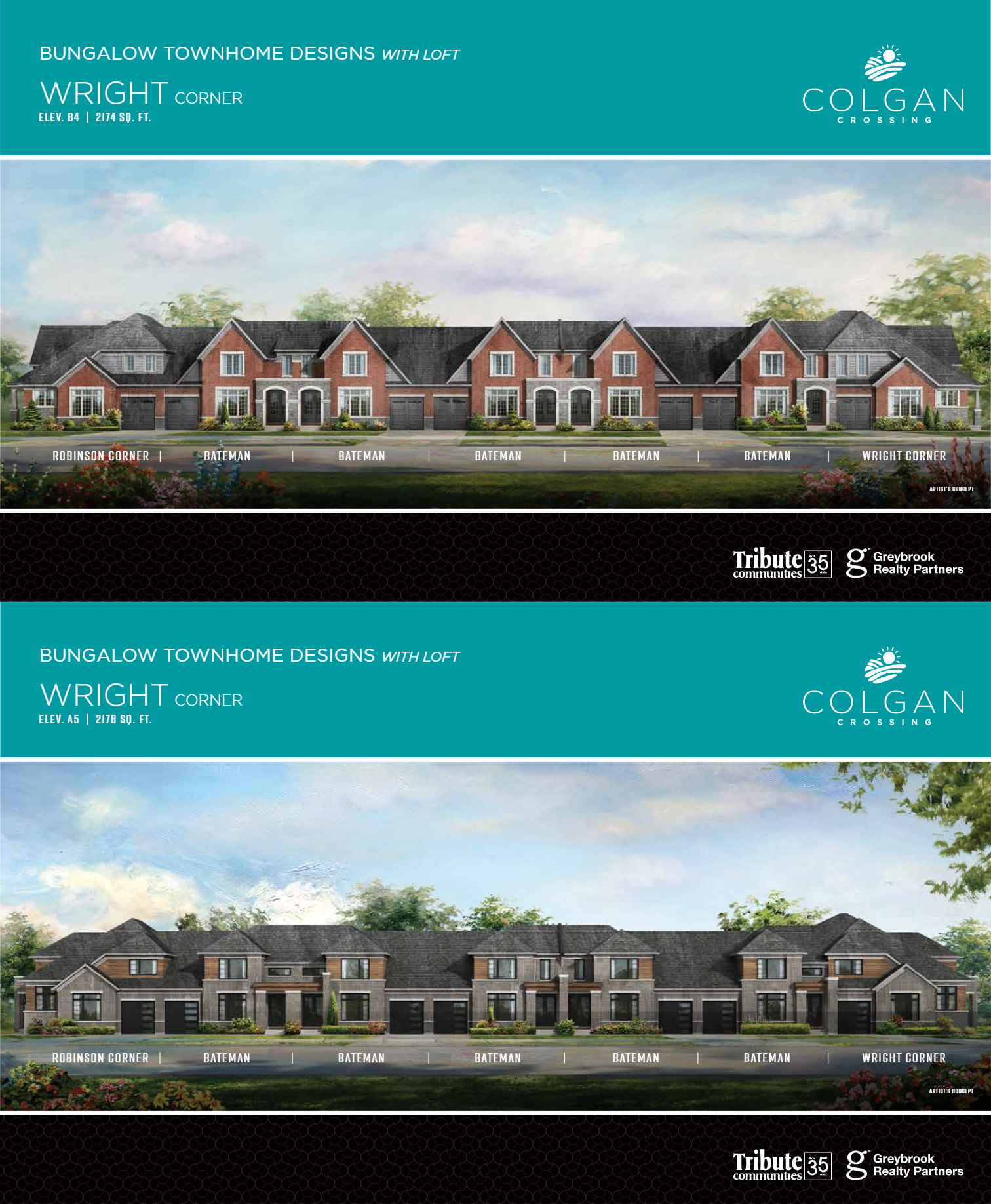 Wright Corner - Elev. B4 floor plan