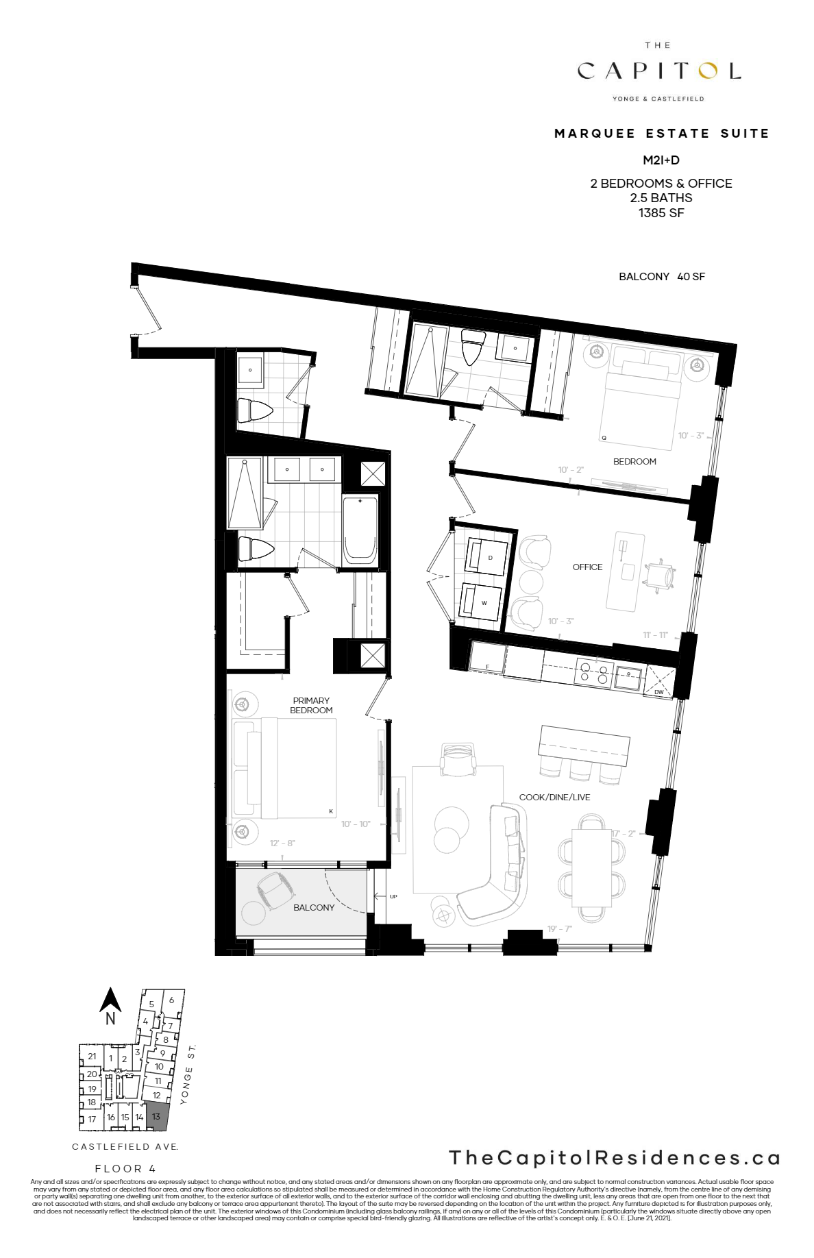 M2I+D floor plan