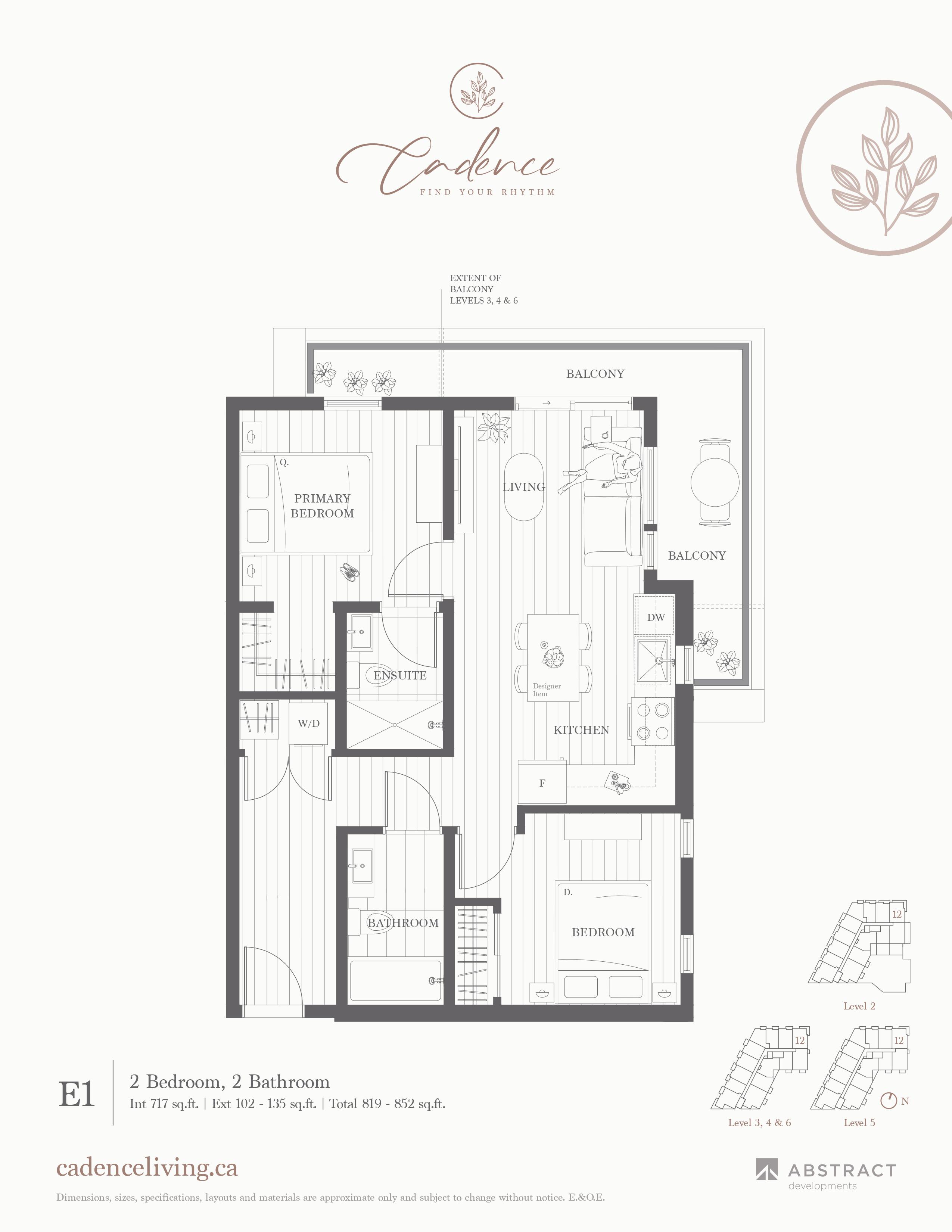 E1 floor plan