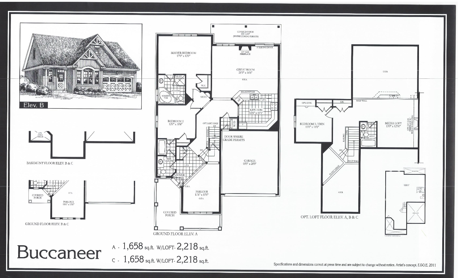 Buccaneer floor plan