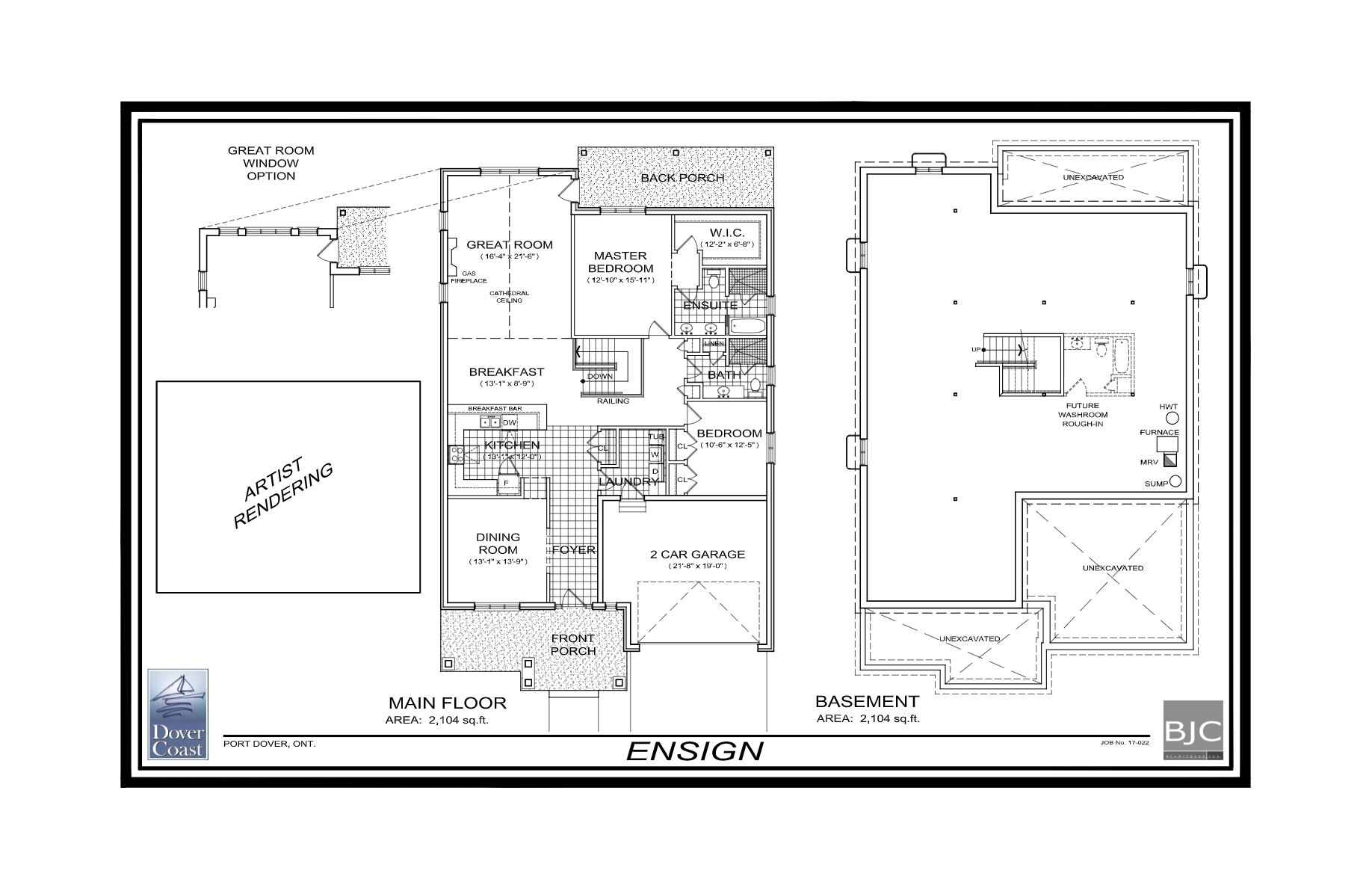 Ensign floor plan