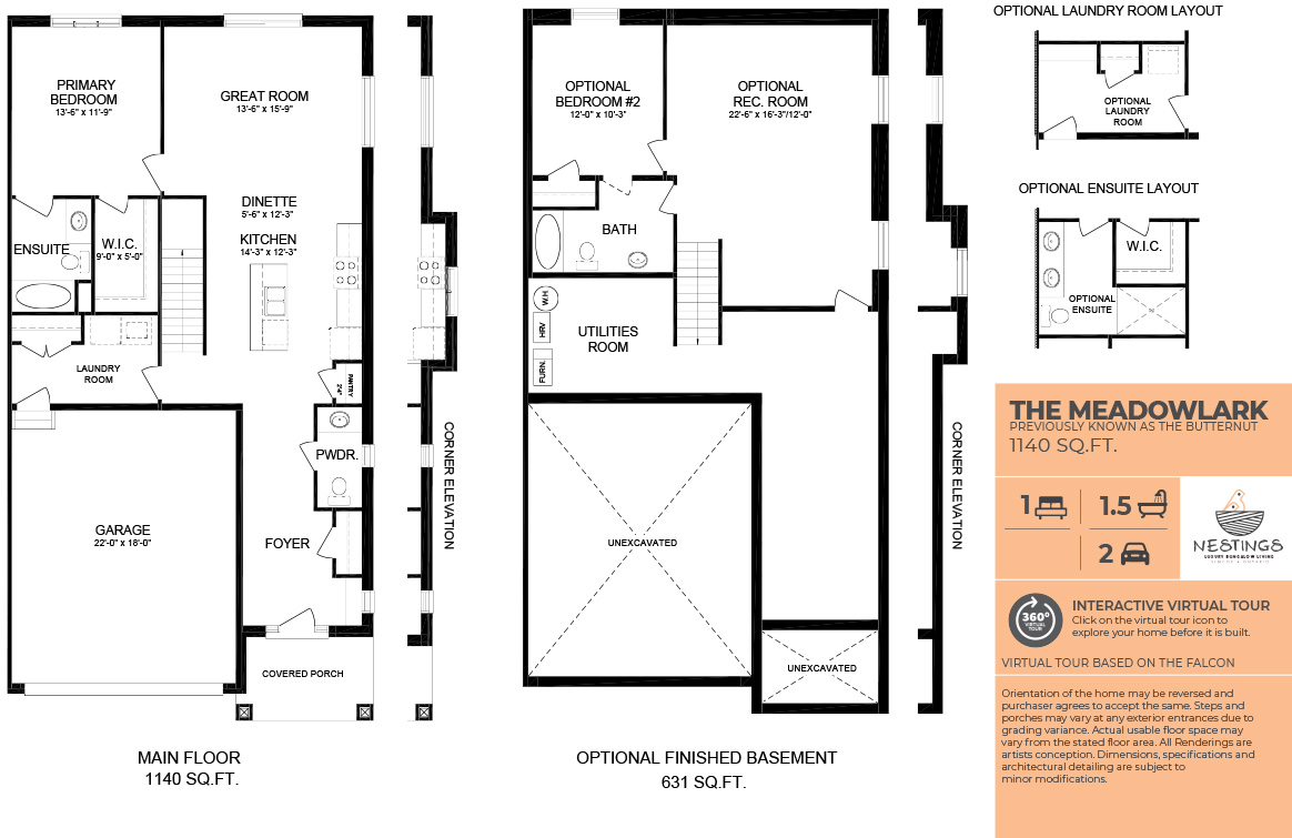 The Meadowlark floor plan