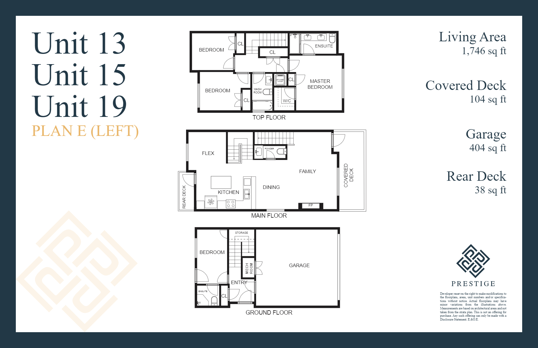Unit 19 floor plan