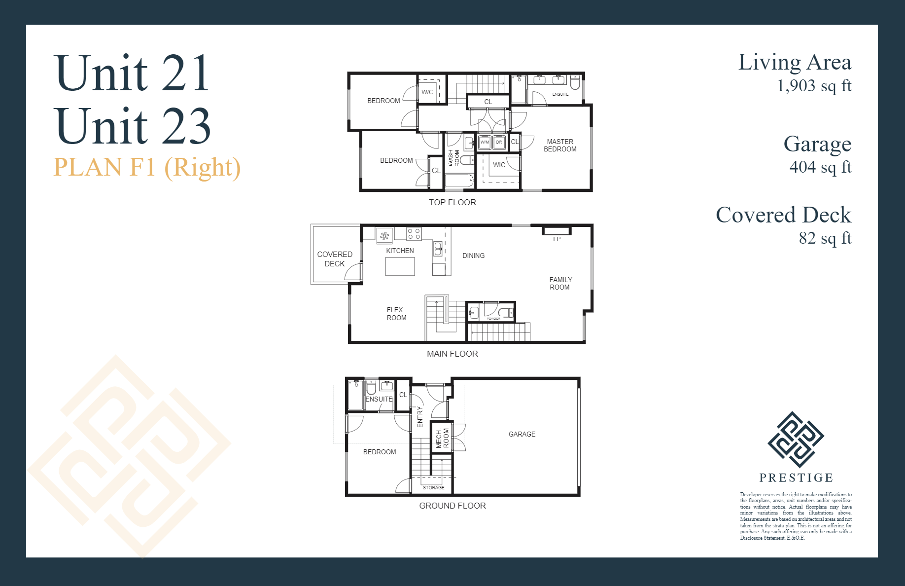 Plan F1 (Right) floor plan