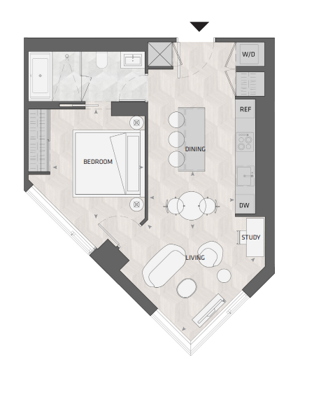 Suite 908 - S floor plan