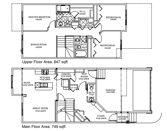 6304 – 180 Avenue NW floor plan