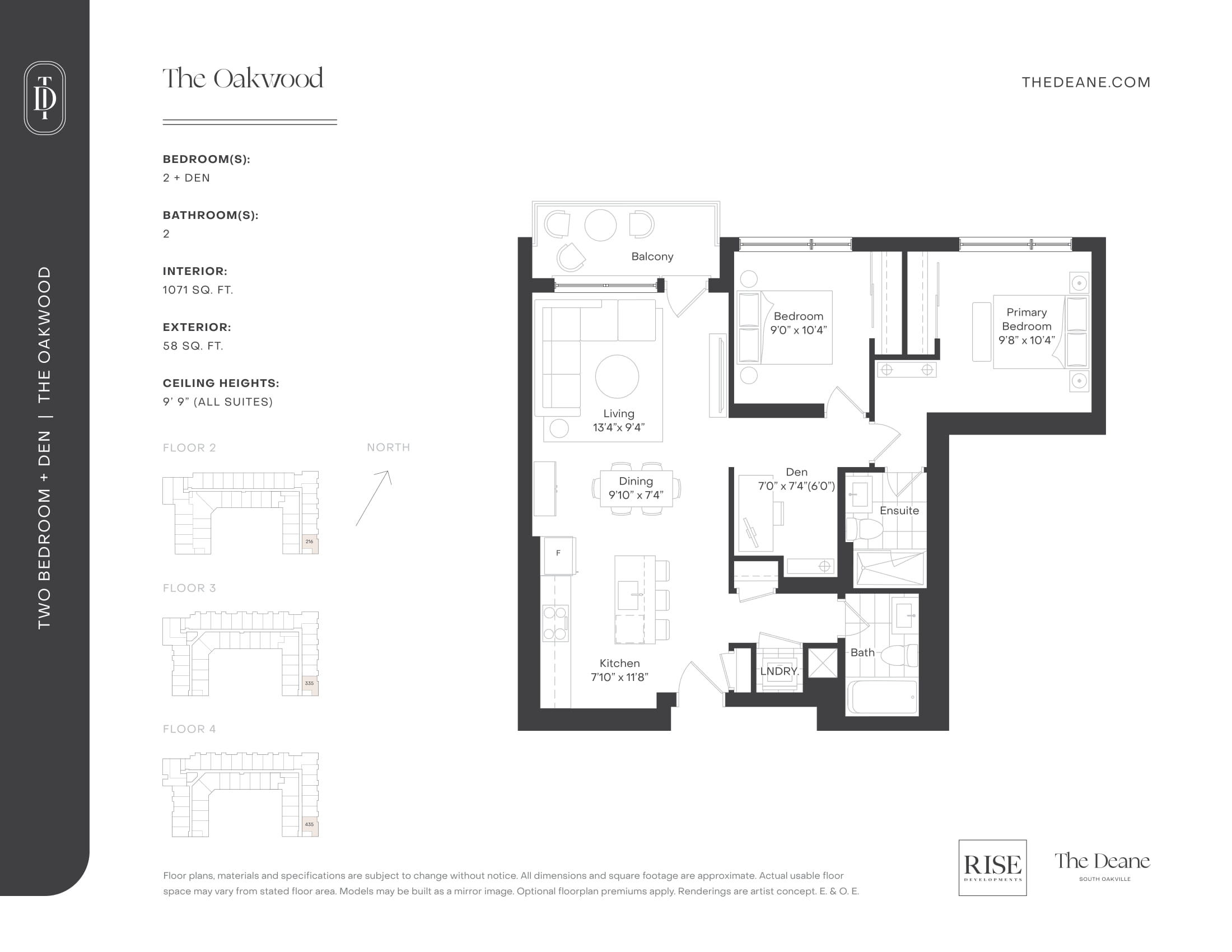 The Oakwood floor plan