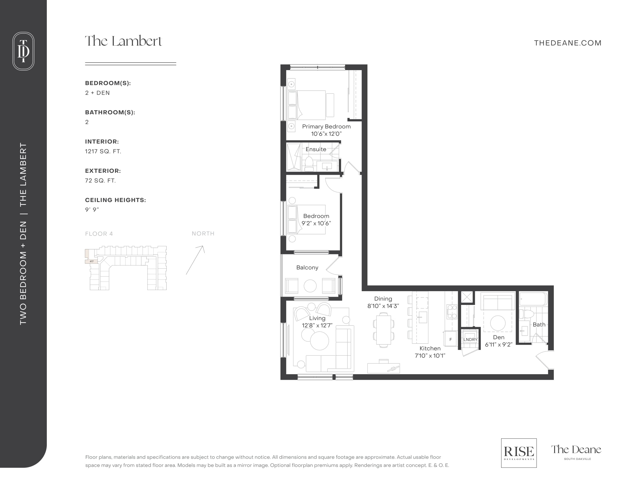 The Lambert floor plan