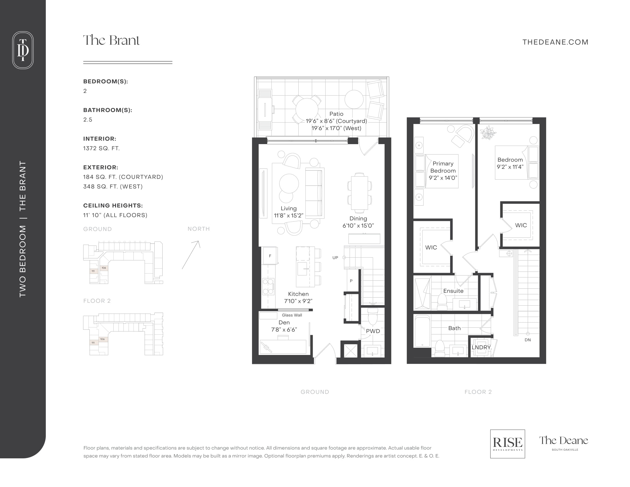 The Brant floor plan