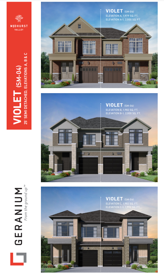 Violet - Elev. B floor plan