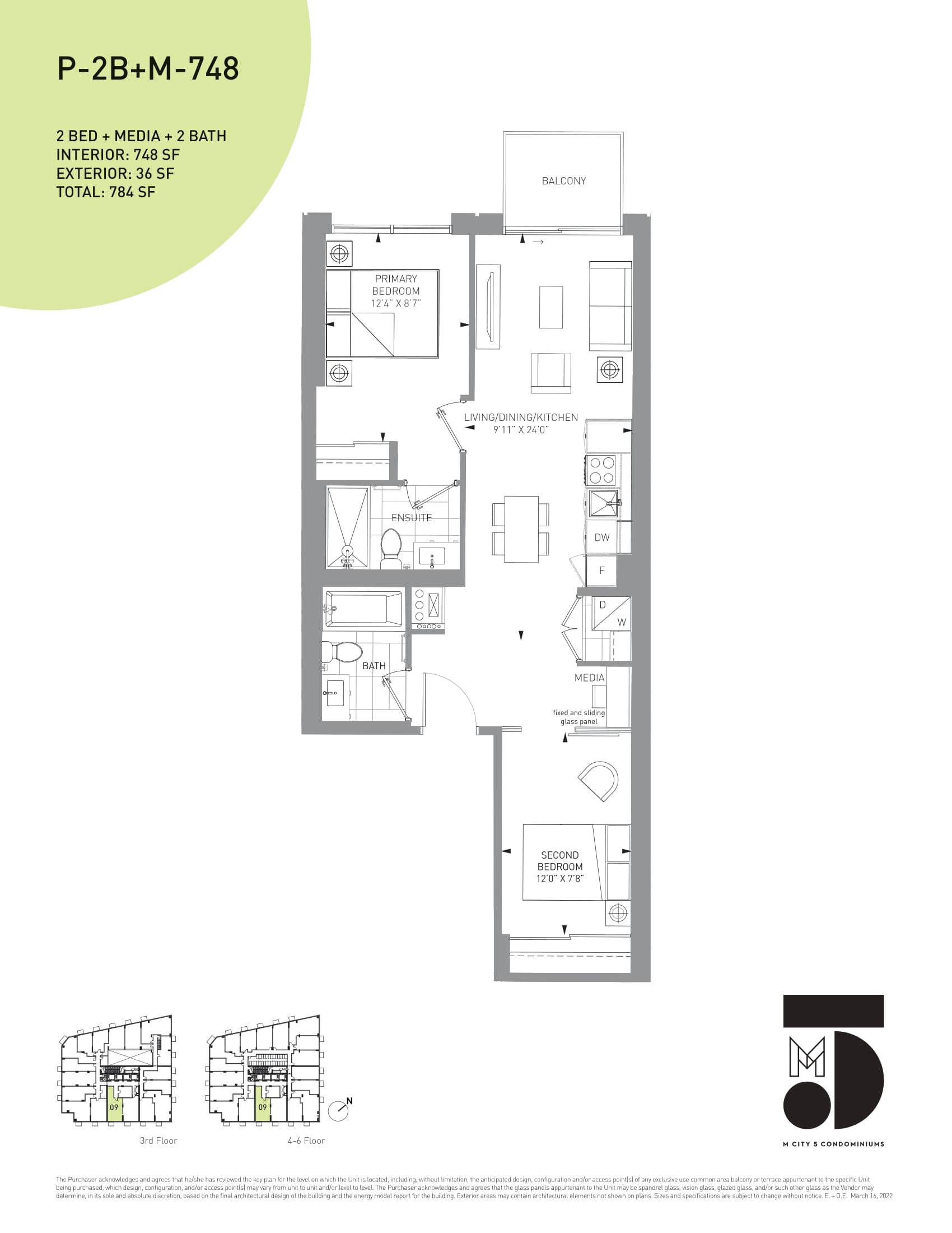 P-2B+M-748 floor plan