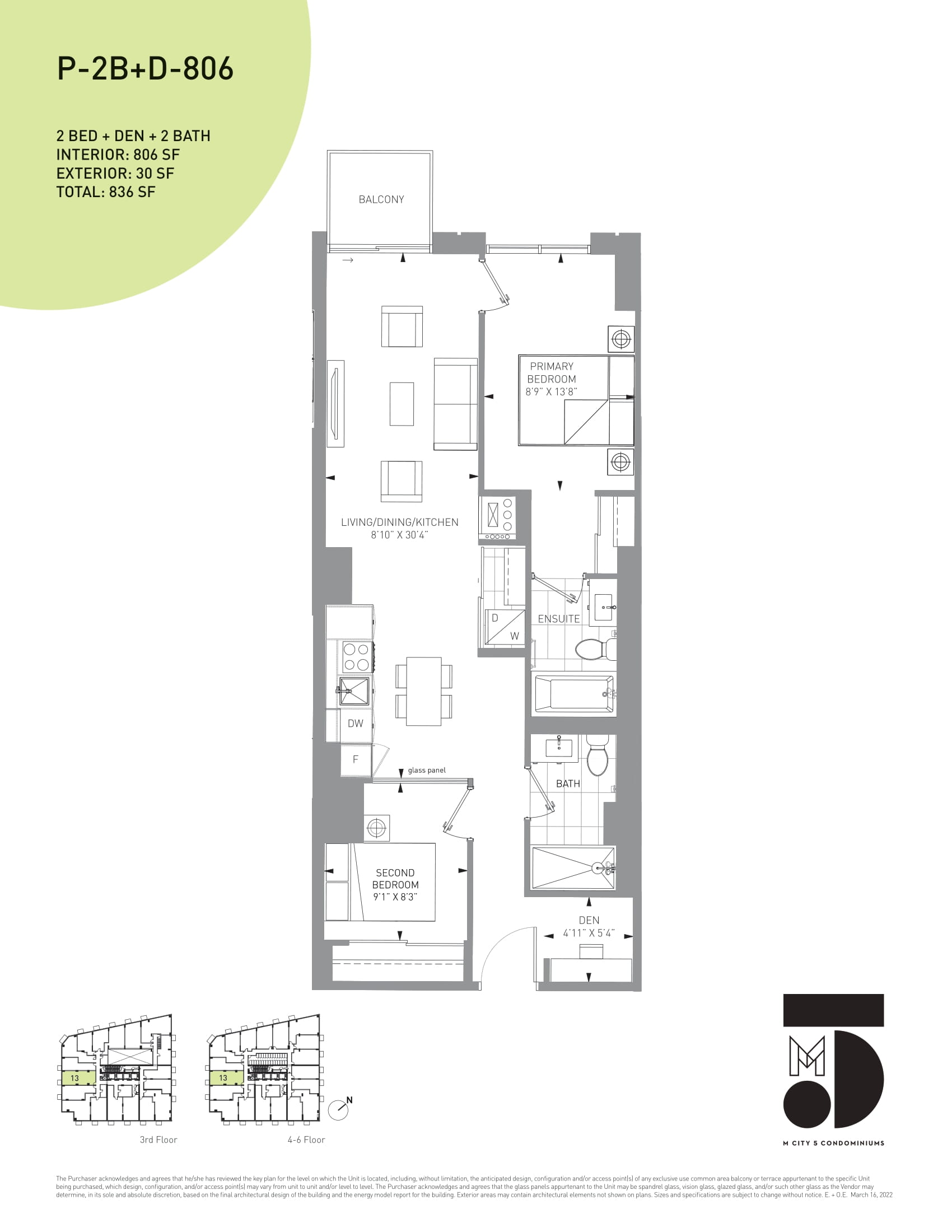 P-2B+D-806 floor plan