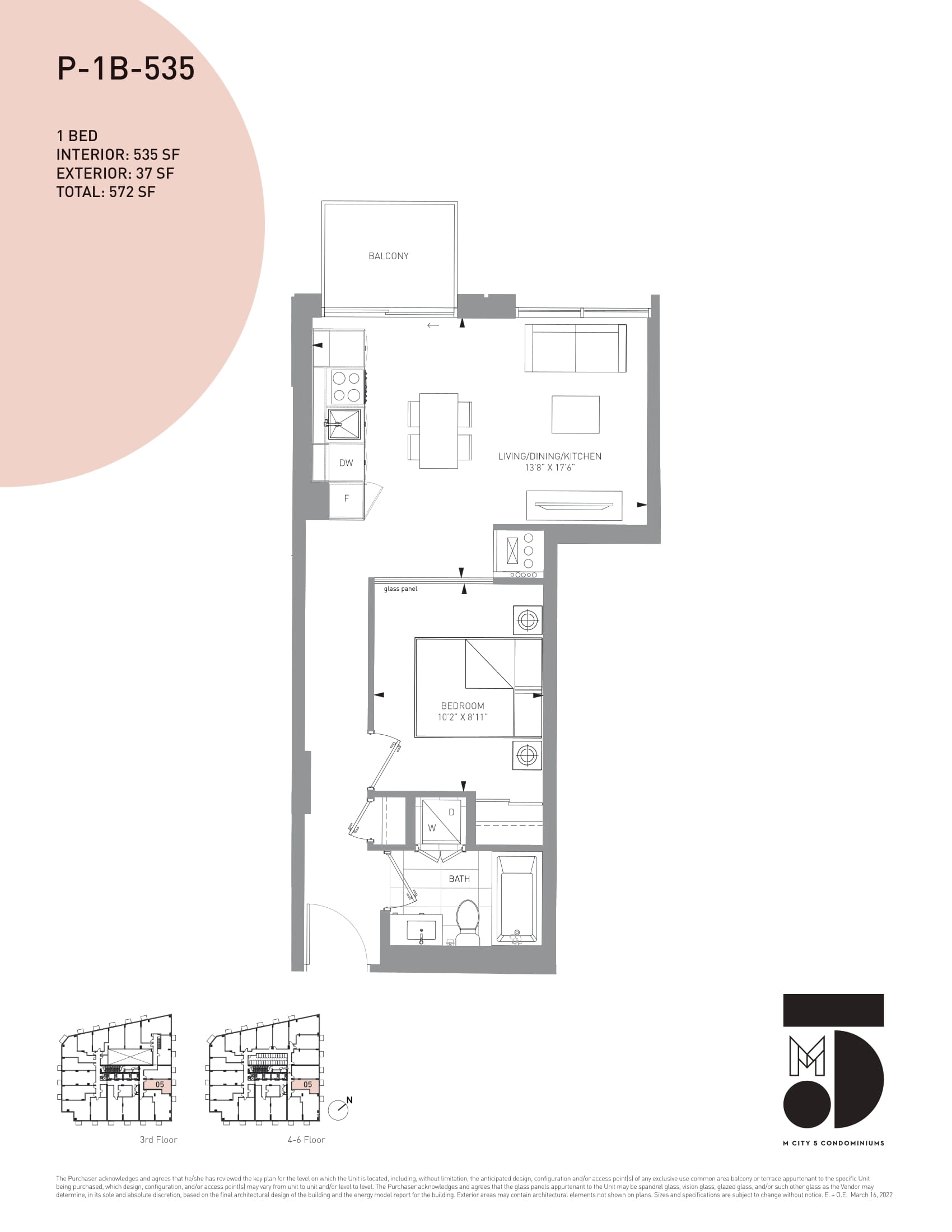 P-1B-535 floor plan