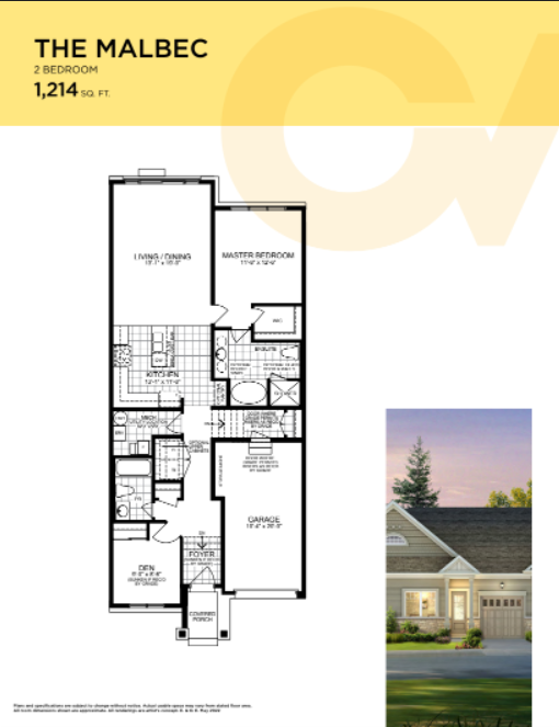 The Malbec floor plan