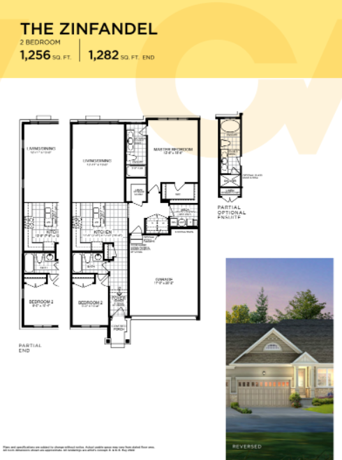The Zinfandel floor plan