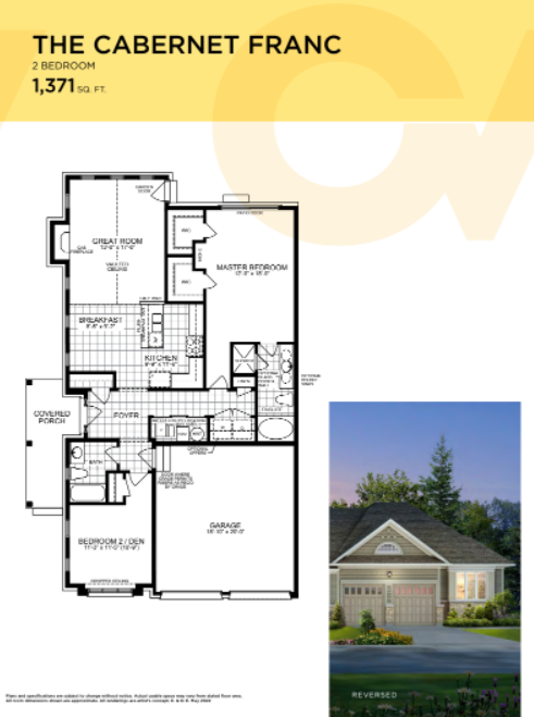 The Cabernet Franc floor plan