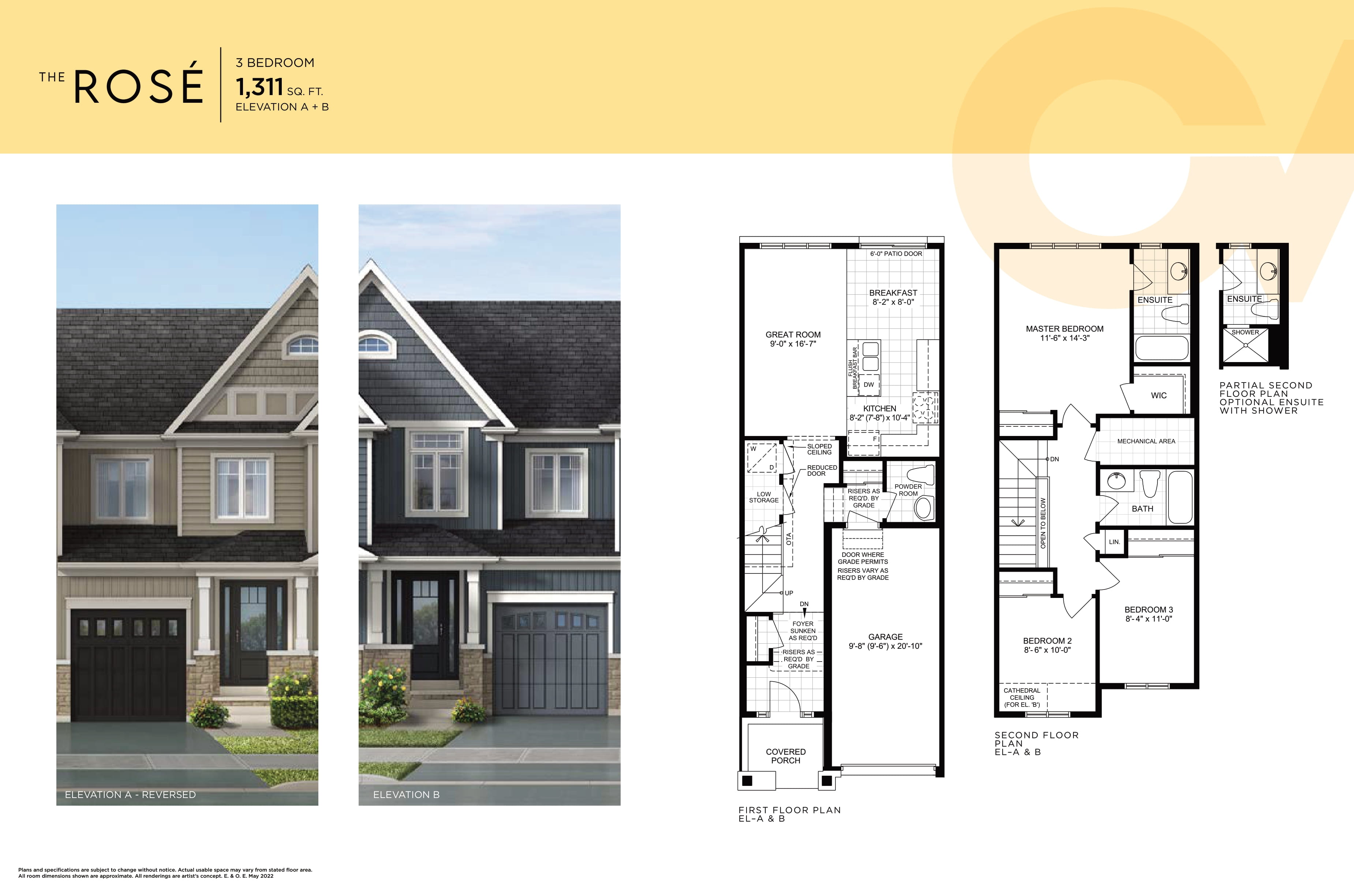 The Rose floor plan
