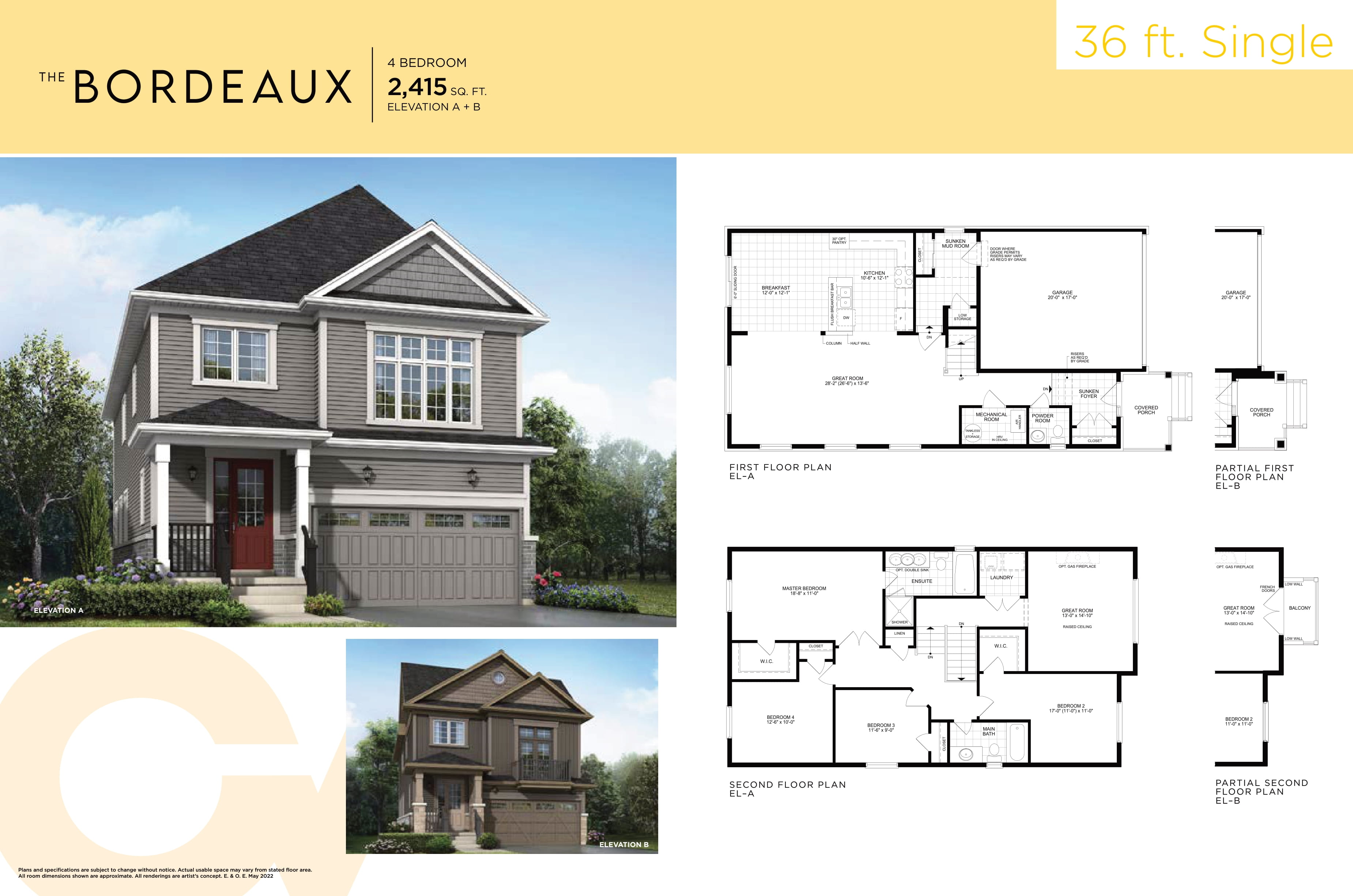 The Bordeaux floor plan