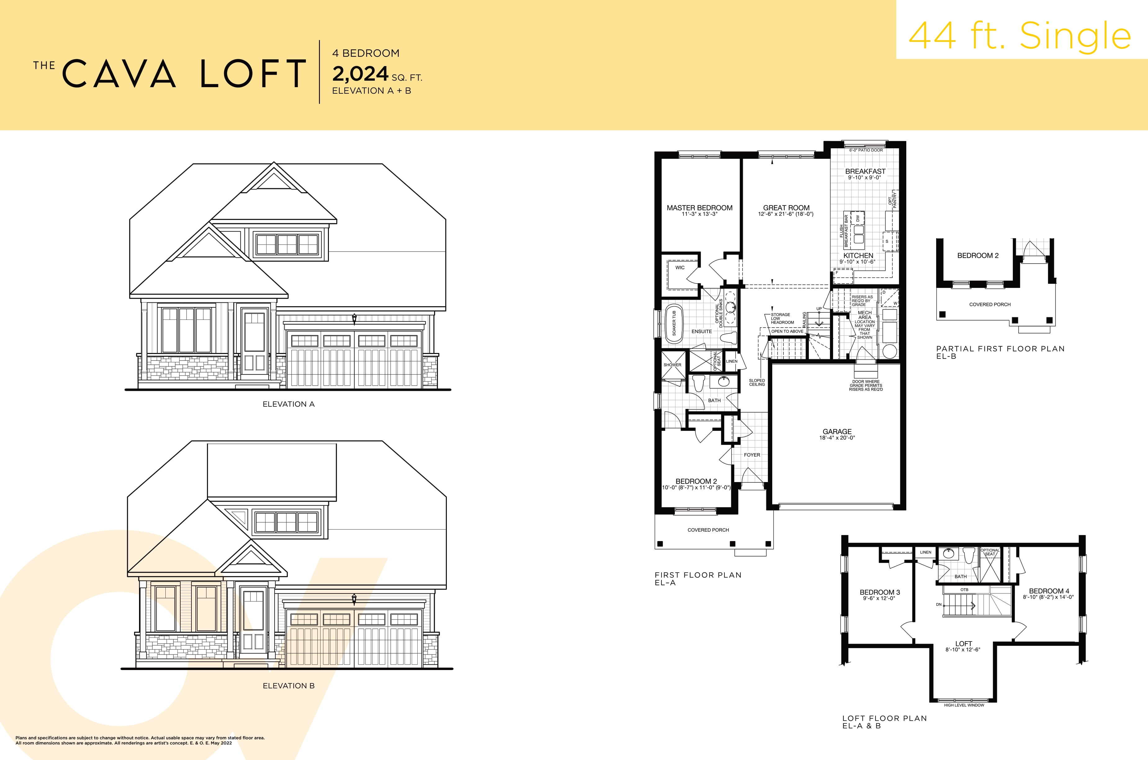 The Cava Loft floor plan