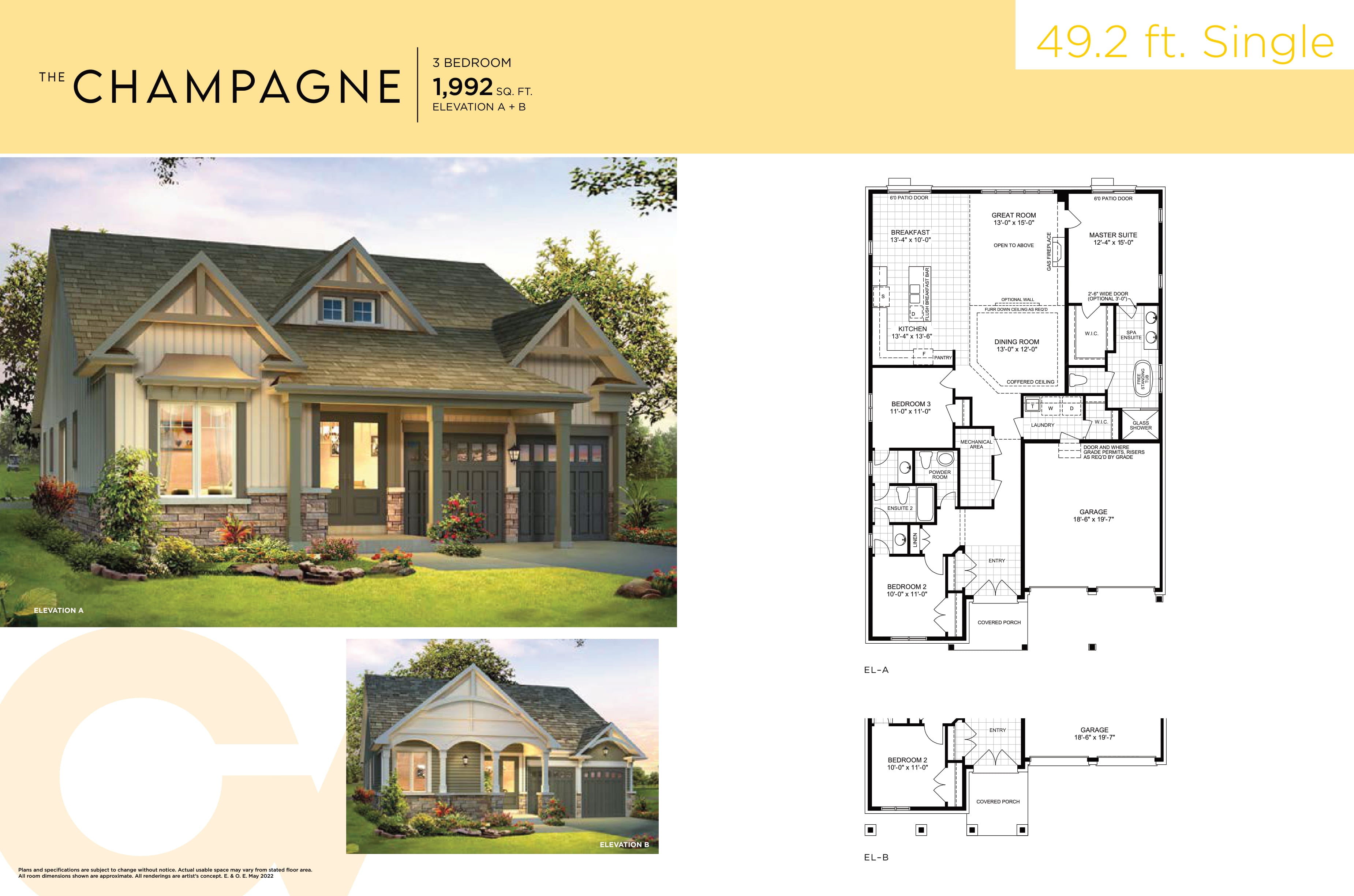 The Champagne floor plan
