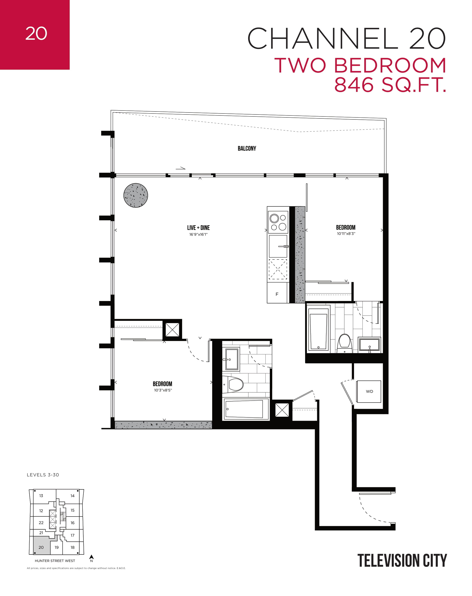 Channel 20 floor plan