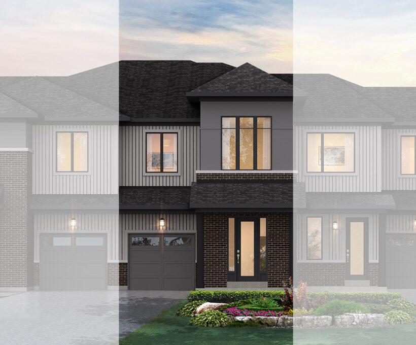 The Elm (INTERIOR OR END UNIT) floor plan