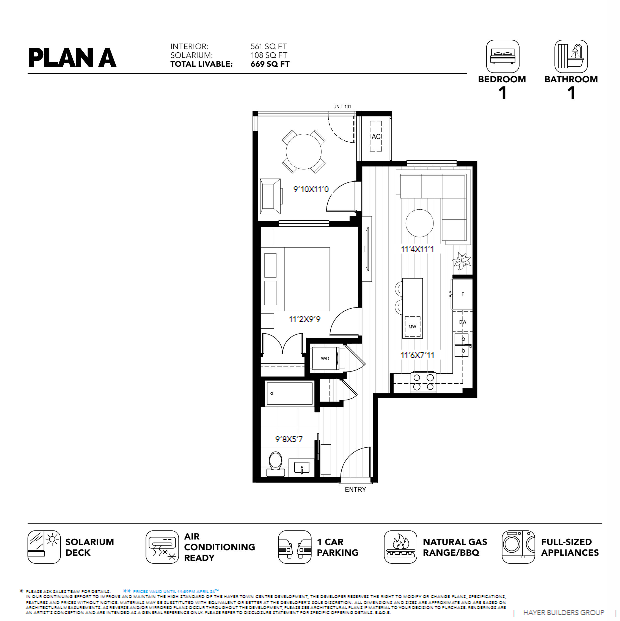 Plan A floor plan