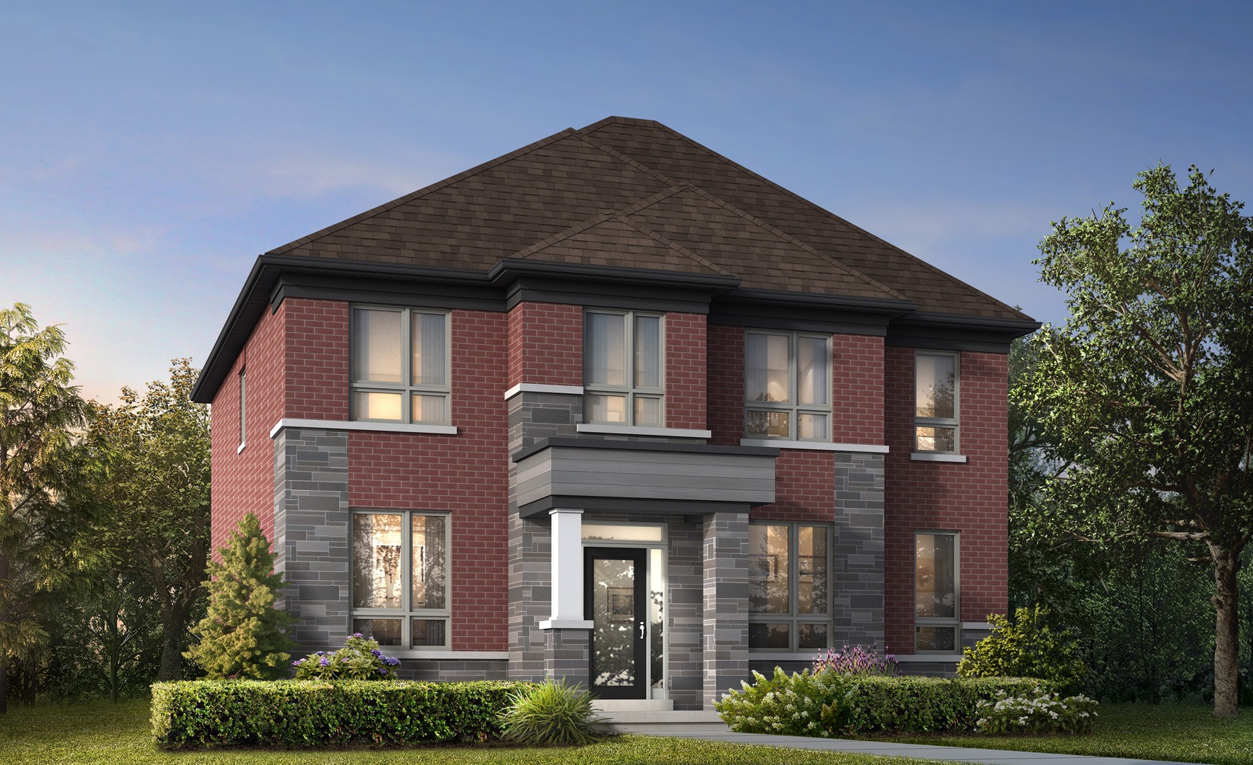 Burry (with Coach House) - Elev. C floor plan
