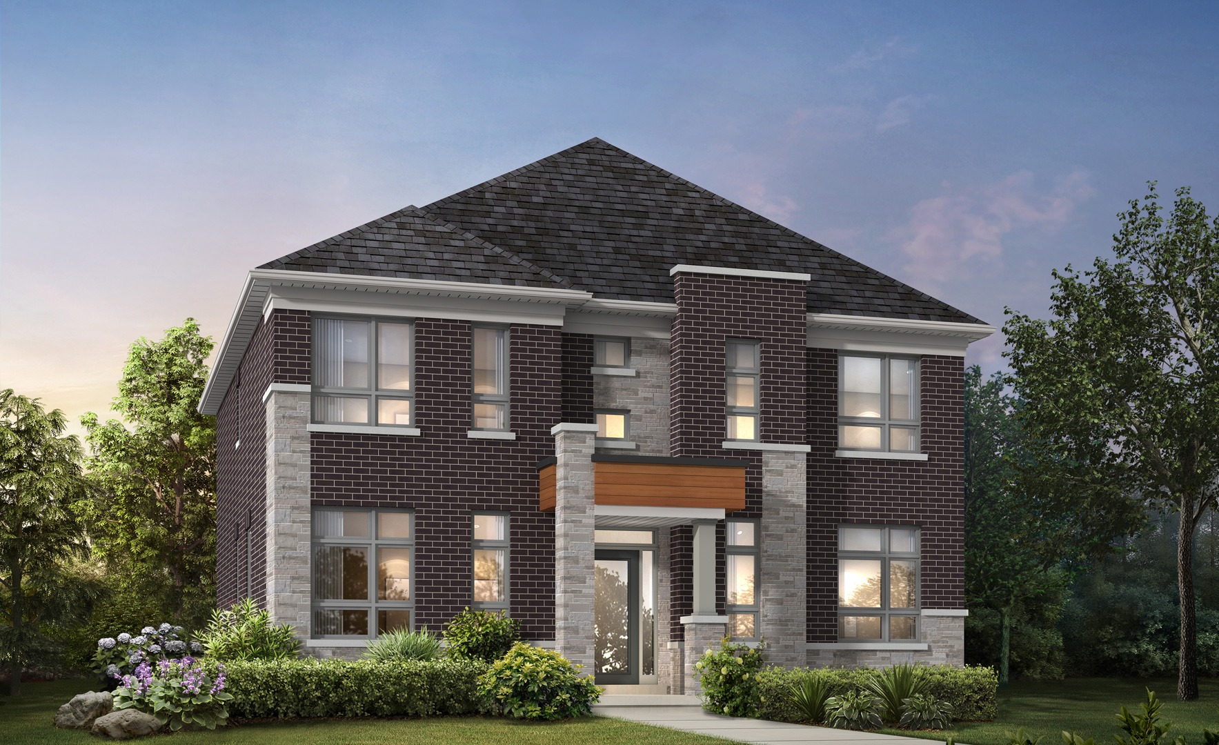 Moodie (with Coach House) - Elev. C floor plan