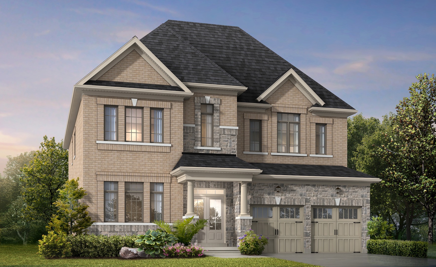 Brant - Elev. A floor plan