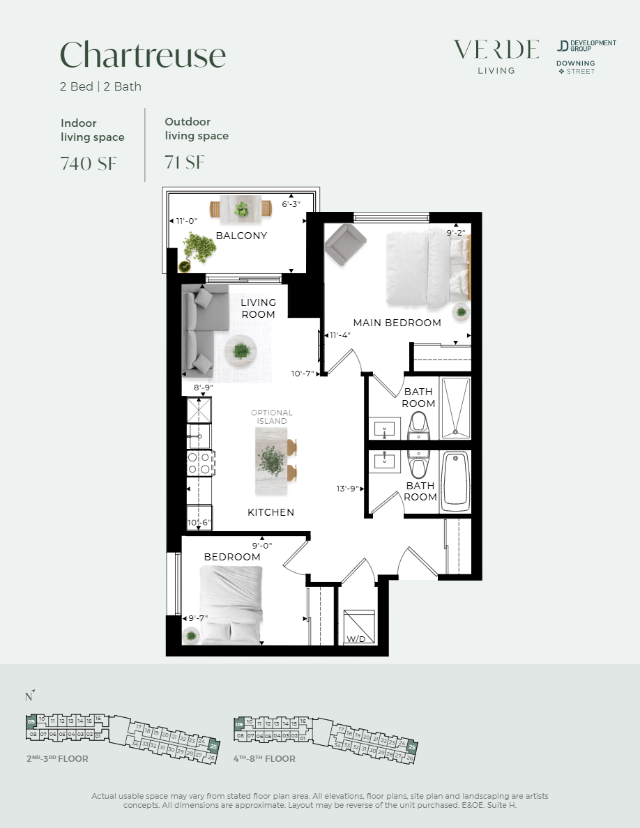 Chartreuse floor plan