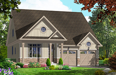 Woodside - Elev. A floor plan