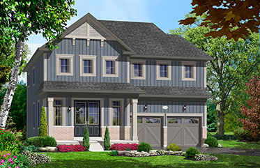 Belmont - Elev. A floor plan