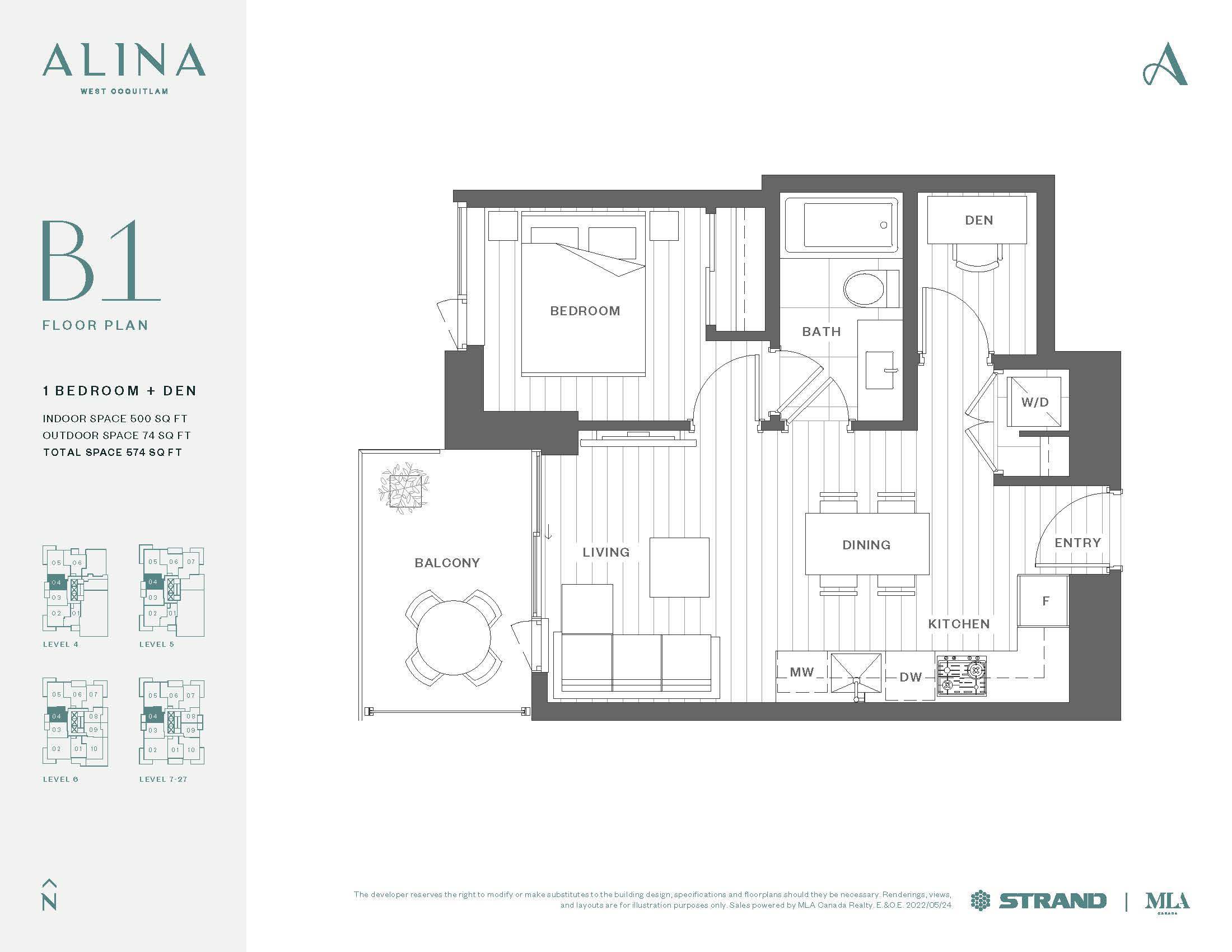 Plan B1 floor plan