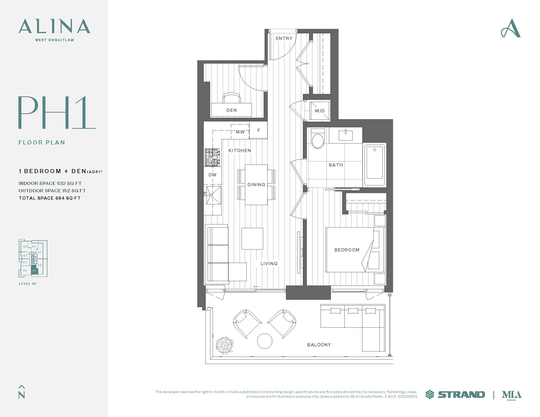 Plan PH1 floor plan