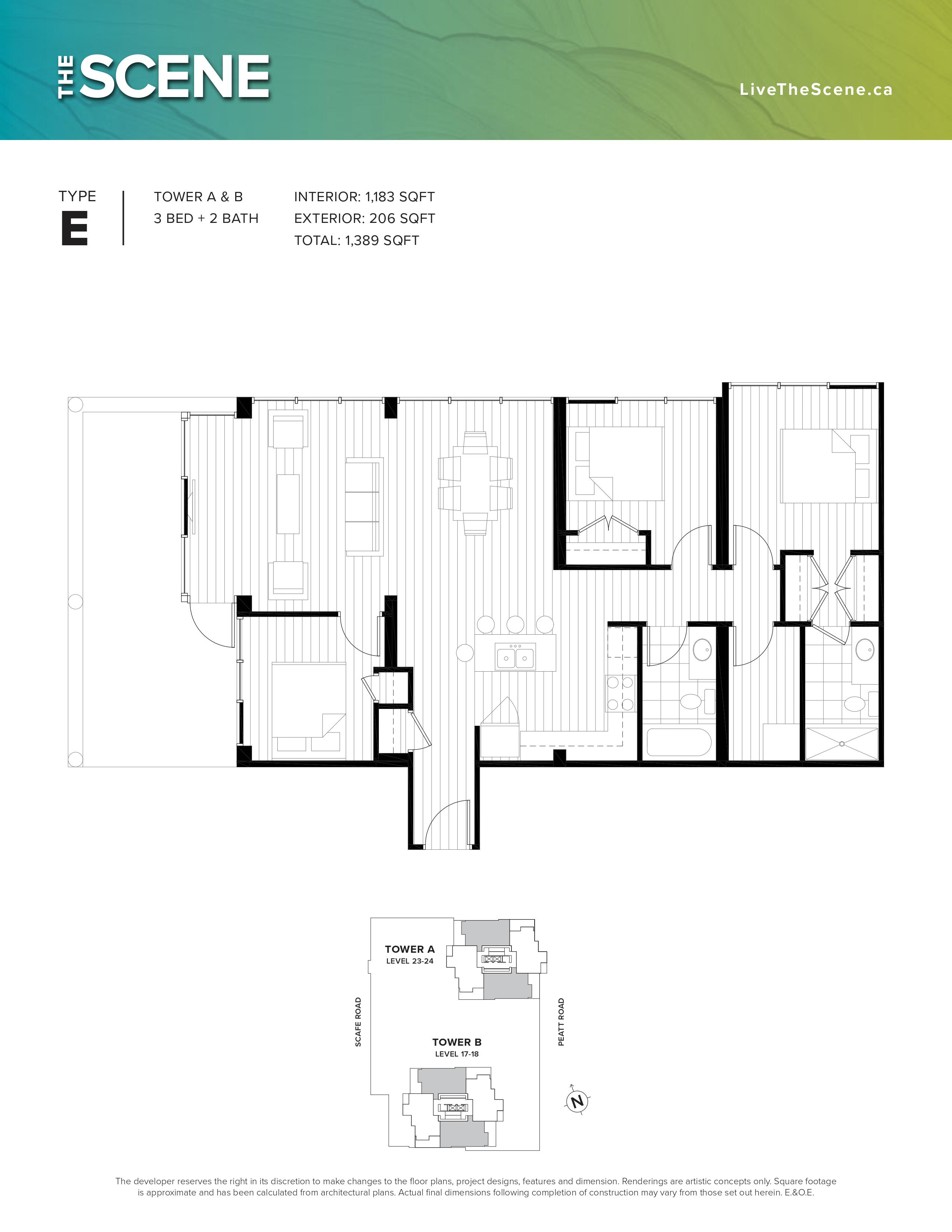 E floor plan